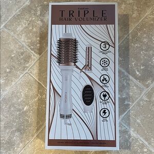 New Bebe Triple Hair Volumizer in White and Bronze